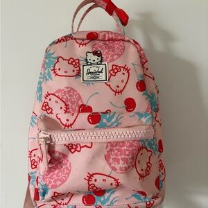 Herschel Supply Co. Kids Pink and Red Hello Kitty Backpack